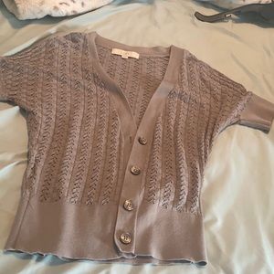 Short sleeve summer cardigan
